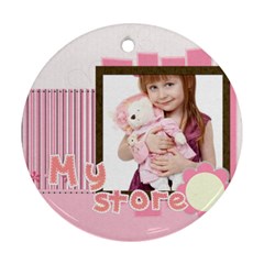 my store - Round Ornament (Two Sides)
