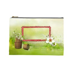 something beautiful cosmetic bag (L) - Cosmetic Bag (Large)