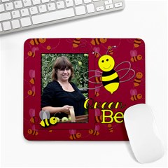 queen bee mouse pad - Large Mousepad