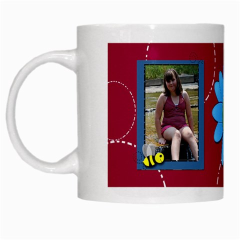 Red Friend Mug By Patricia W Left