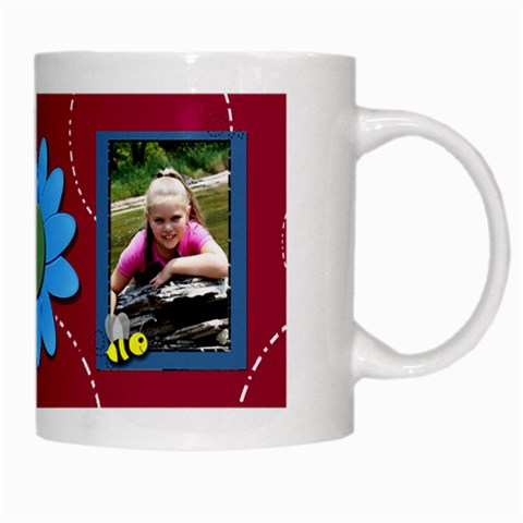Red Friend Mug By Patricia W Right