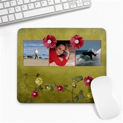 Shabby Rose - Large Mousepad 