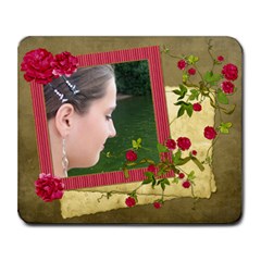 Shabby Rose - Collage Mousepad 
