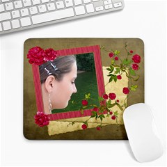 Shabby Rose - Collage Mousepad 