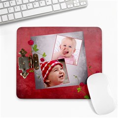 Shabby Rose - Collage Mousepad 
