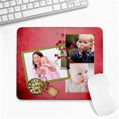 Shabby Rose - Collage Mousepad 