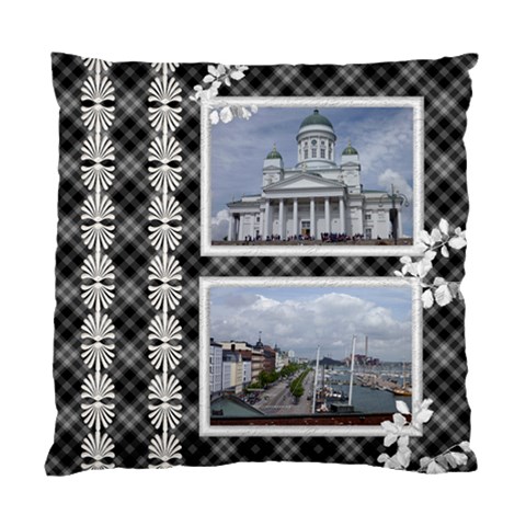 Black And White Cushion Case (2 Sided) By Deborah Back