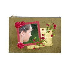 Shabby Rose - Cosmetic Bag (LG)  (7 styles) - Cosmetic Bag (Large)