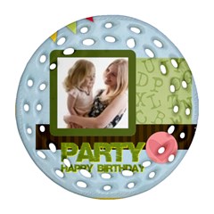 birthday party - Ornament (Round Filigree) birthday party - Ornament (Round Filigree)