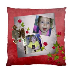 Shabby Rose - Cushion Case (one side)  - Standard Cushion Case (One Side)