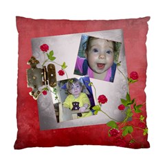 Shabby Rose - Cushion Case (one side)  - Standard Cushion Case (One Side)