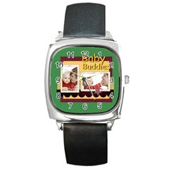 baby - Square Metal Watch