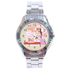 flower - Stainless Steel Analogue Watch