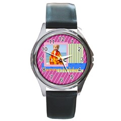 summer - Round Metal Watch