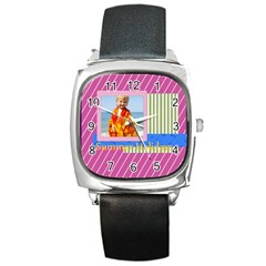 summer - Square Metal Watch