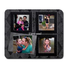 i love you - Large Mousepad