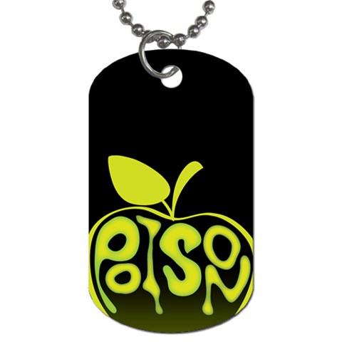 Poison Apple Dog Tag By Joyce Front