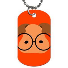 Glasses Dog Tag - Dog Tag (One Side)