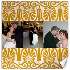 Gold Trimmed 12 X 12 Canvas