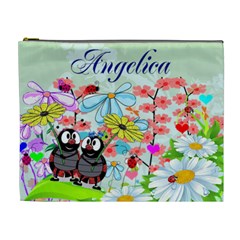 lladybugs in flower garden Cosmetic Bag (XL)