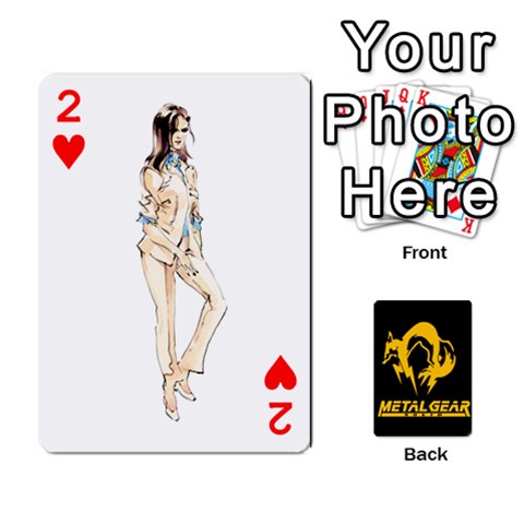 Poker Metal Gear Solid By Rubén Front - Heart2