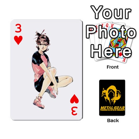 Poker Metal Gear Solid By Rubén Front - Heart3
