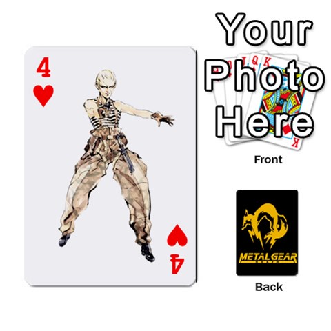 Poker Metal Gear Solid By Rubén Front - Heart4
