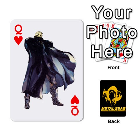 Queen Poker Metal Gear Solid By Rubén Front - HeartQ