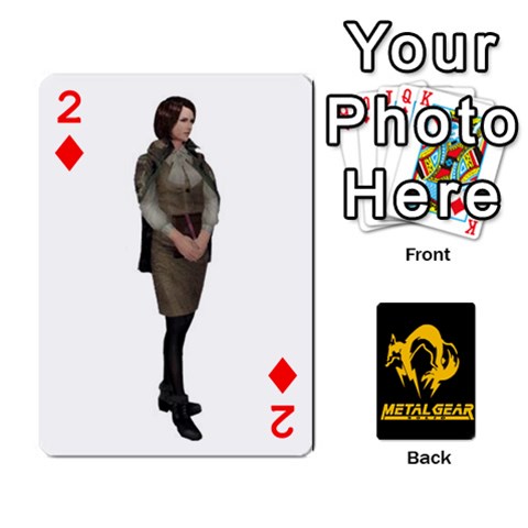 Poker Metal Gear Solid By Rubén Front - Diamond2