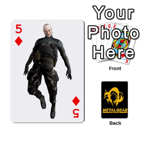 Poker Metal Gear Solid By Rubén Front - Diamond5