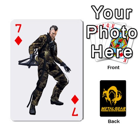 Poker Metal Gear Solid By Rubén Front - Diamond7