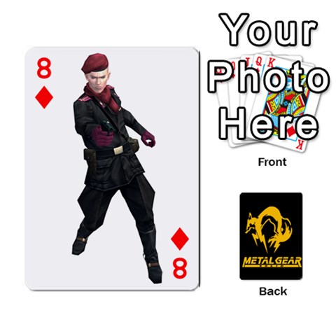 Poker Metal Gear Solid By Rubén Front - Diamond8