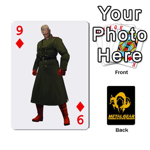 Poker Metal Gear Solid By Rubén Front - Diamond9