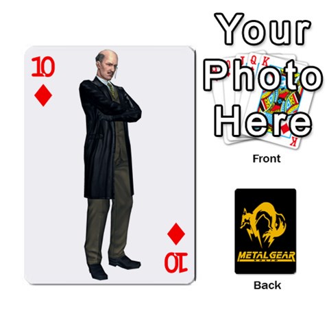 Poker Metal Gear Solid By Rubén Front - Diamond10