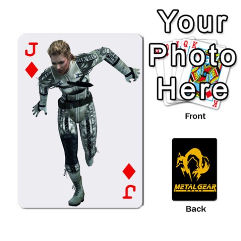Jack Poker Metal Gear Solid By Rubén Front - DiamondJ