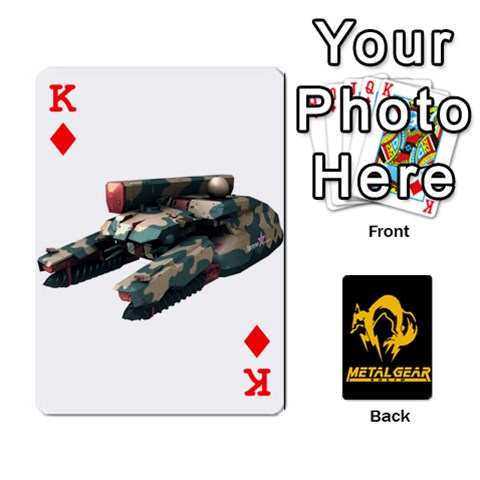 King Poker Metal Gear Solid By Rubén Front - DiamondK