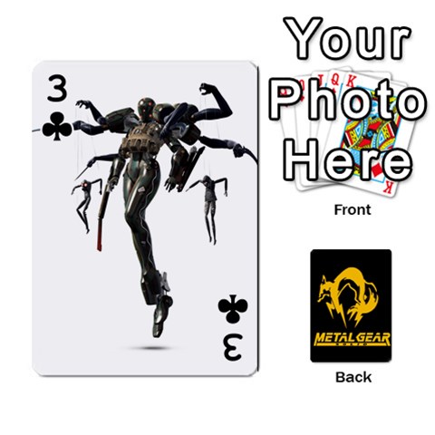 Poker Metal Gear Solid By Rubén Front - Club3