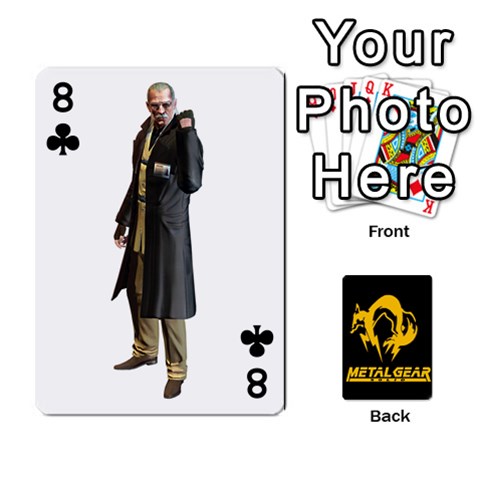 Poker Metal Gear Solid By Rubén Front - Club8