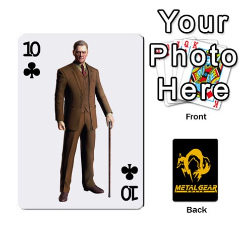 Poker Metal Gear Solid By Rubén Front - Club10