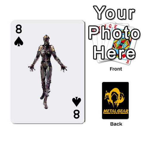 Poker Metal Gear Solid By Rubén Front - Spade8