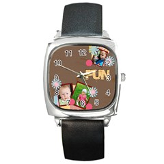fun - Square Metal Watch fun - Square Metal Watch