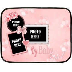 Watch Me Grow GIRL Blanket 1 - Fleece Blanket (Mini) Watch Me Grow GIRL Blanket 1 - Fleece Blanket (Mini)