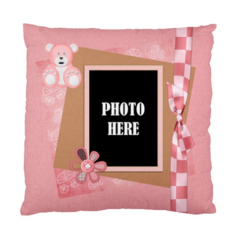 Watch Me Grow Girl Cushion 1 By Lisa Minor Front