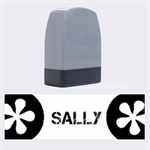 Sally - Rubber stamp - Name Stamp