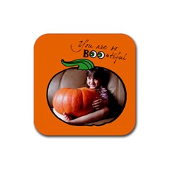Pumpkin - Rubber Coaster (Square)