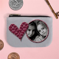 pink heart - Mini Coin Purse