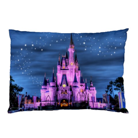 Pink Castle Pillow Case By Gail Mousseau 26.62 x18.9  Pillow Case