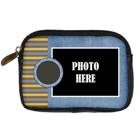 Basically Boy Camera Bag 1 By Lisa Minor Front