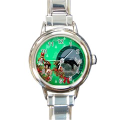 Simplychristmas Vol1 - Round Italian Watch 