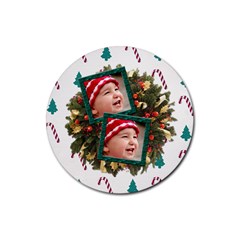 SimplyChristmas Vol1 - Rubber Round(4pack)  - Rubber Round Coaster (4 pack)